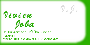 vivien joba business card